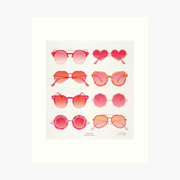 Item preview, Sunglasses Collection – Pink Ombré Palette designed and sold by Cat Coquillette.