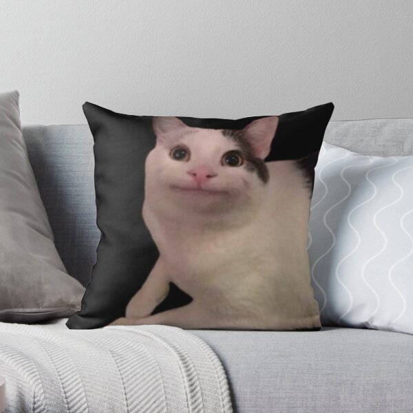 Beluga Cat - Beluga Cat Meme - Pillow