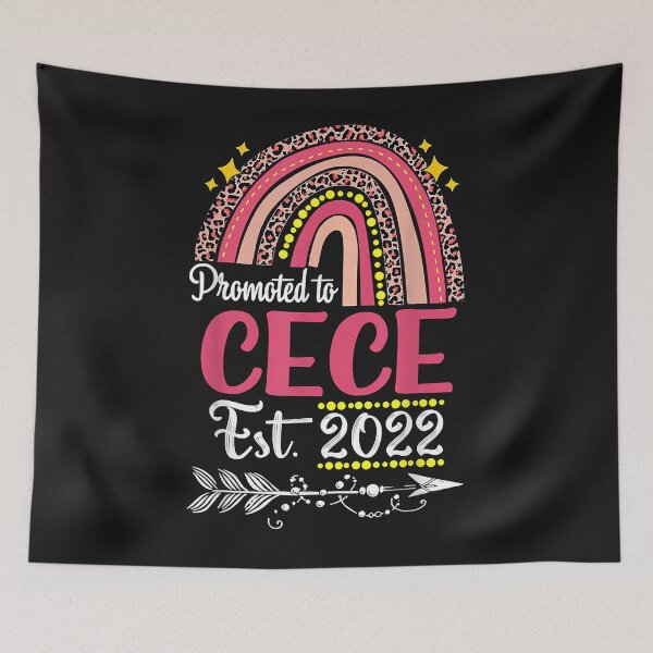 Artikelvorschau, Promoted To Cece Est 2022 Rainbow Mother's Day entworfen und verkauft von SeppeGoffin.