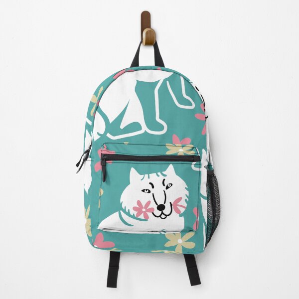 Item preview, Arctic Fox pattern in scandinavian style Turquoise go to beach designed and sold by belettelepink.