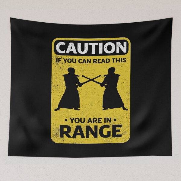Item preview, Kendo Japanese Martial Arts Kenjutsu Kendoka Caution Funny designed and sold by ShopTheStyle.