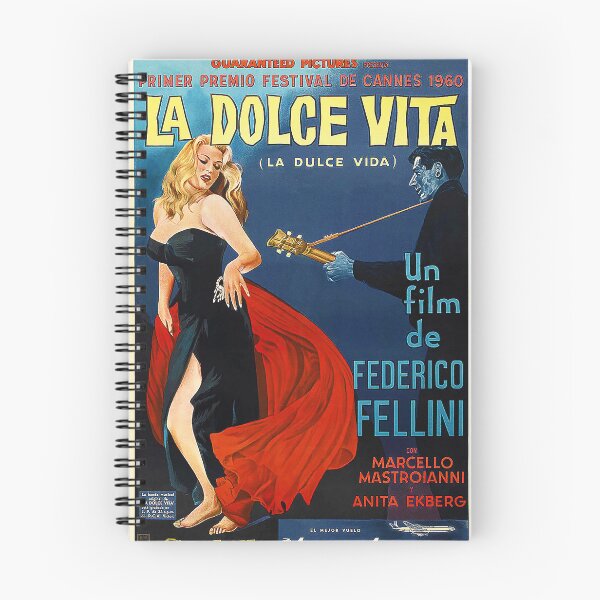 Aperçu de l'œuvre La dolce vita fellini 60s movie italian classic créée et vendue par Rozbud.