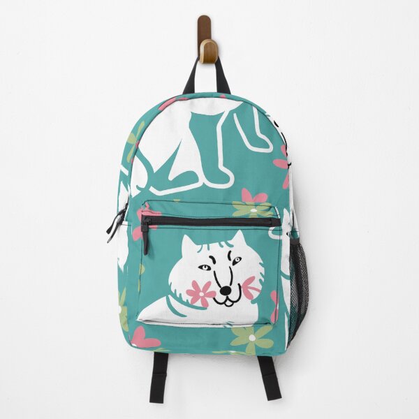 Item preview, Fox pattern in scandinavian style Turquoise summer vibes designed and sold by belettelepink.