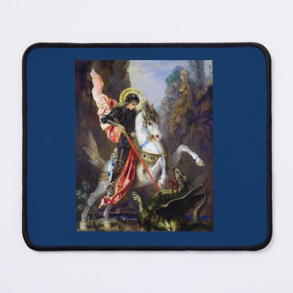 Item preview, Saint George and the Dragon (Gustave Moreau) Graphic  designed and sold by phoenixmitchell.