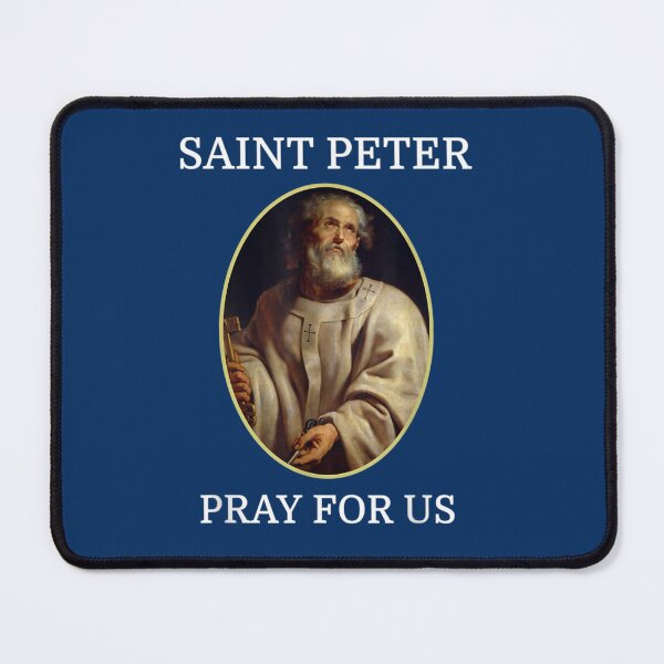 Aperçu de l'œuvre Saint Pierre Catholique Pape Saint Tee Papal Christian Camiseta créée et vendue par phoenixmitchell.