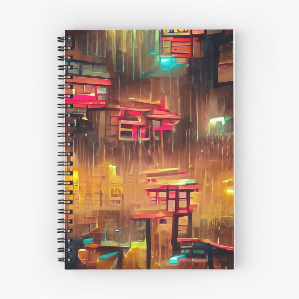 Item preview, Ramen Shop Rainy City Night 01 designed and sold by mhfoto.