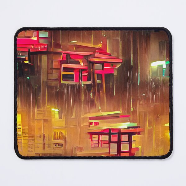 Item preview, Ramen Shop Rainy City Night 01 designed and sold by mhfoto.
