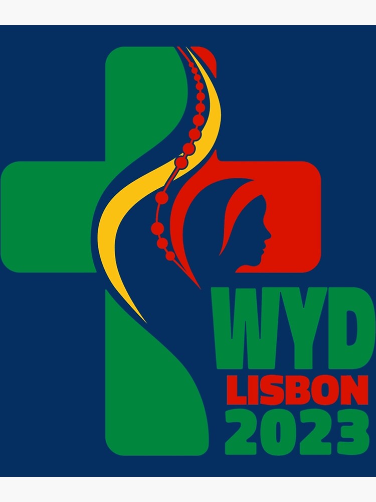 "WYD World Youth Day Lisbon 2023 official logo " Metal Print for Sale