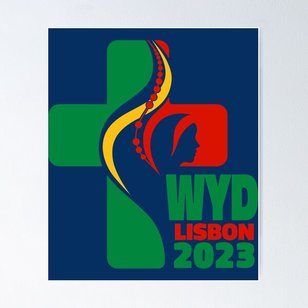 Artikelvorschau, Offizielles Logo des WJT Weltjugendtags Lissabon 2023 entworfen und verkauft von phoenixmitchell.
