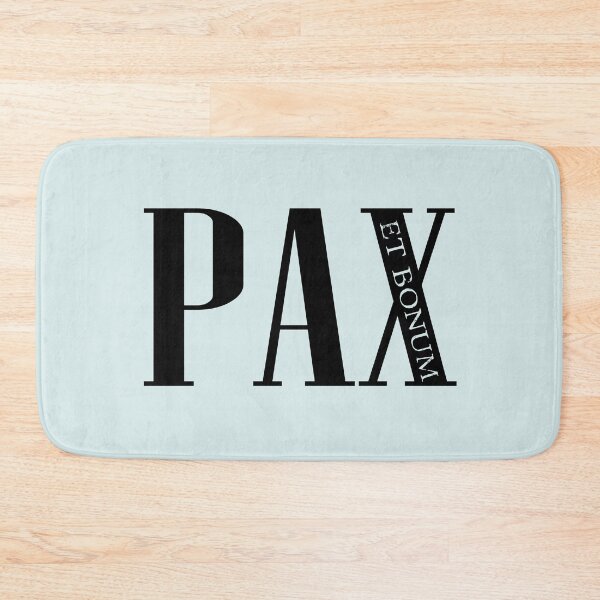 Item preview, Pax et Bonum (Latin: Peace and Blessings) designed and sold by TheCatholicLady.