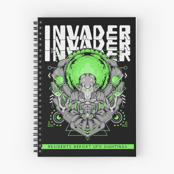 Item preview, Invader, Residents Report UFO Sightings  designed and sold by Richard2598342.
