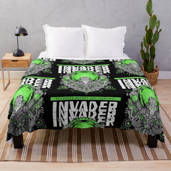 Item preview, Invader, Residents Report UFO Sightings  designed and sold by Richard2598342.