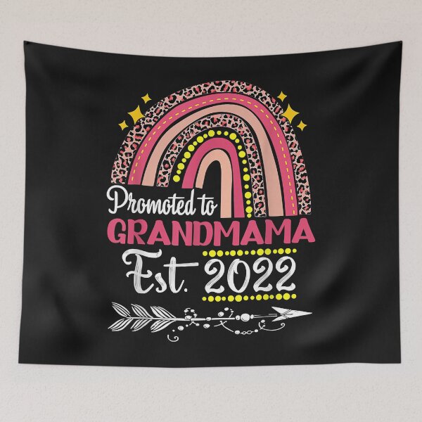 Item preview, Promoted To Grandmama Est 2022 Rainbow Mother's Day designed and sold by SeppeGoffin.