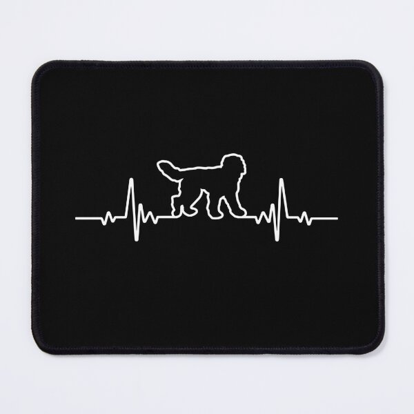 Item preview, Minimalist Heartbeat Labradoodle designed and sold by More Cute Dogs.