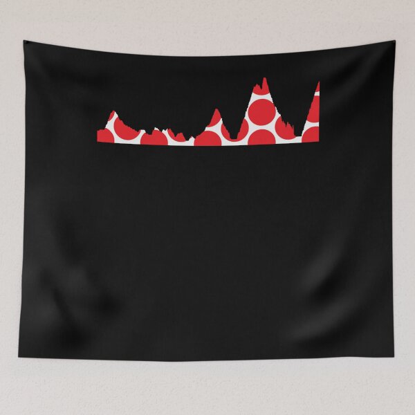Item preview, Red Polka Dot Mountain Profile Essential designed and sold by Hernandez99.