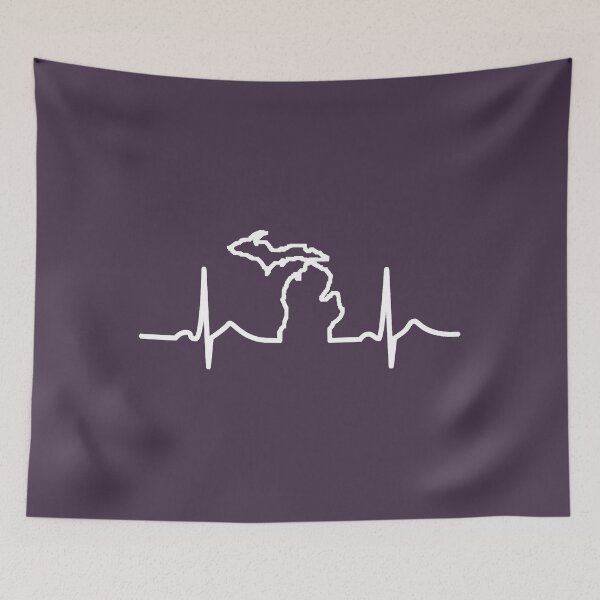 Item preview, Michigan Heart Beat Ropa Ropa Camisas designed and sold by NisuAtino.