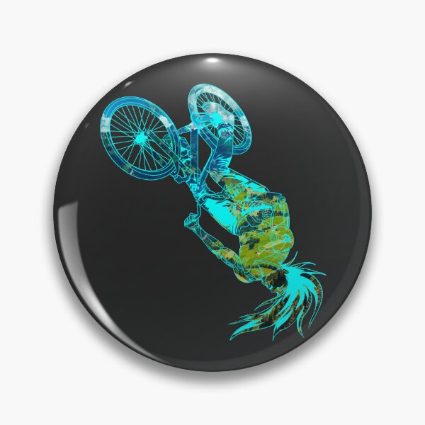 Item preview, MTB Backflip Tricks in Mountain Green Hills designed and sold by artOfCal013.