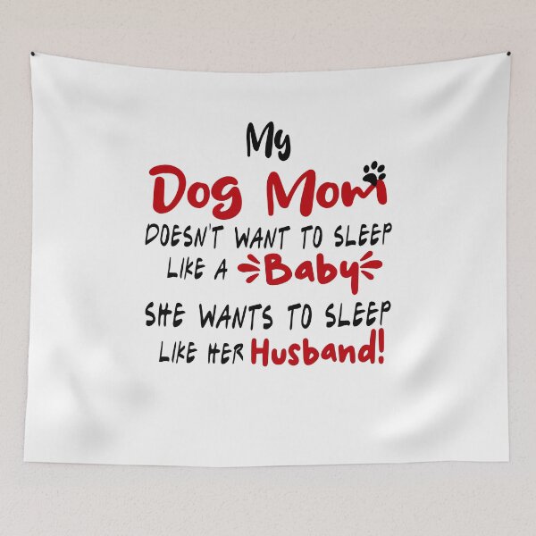 Item preview, Mother's Day Dog Mom Mug, My Dog Mom Doesn't Want To Sleep Like A Baby Coffee Mug for Dog Mom Birthday Mug Gift for Mother from Daughter Son designed and sold by EasyPrintGift.