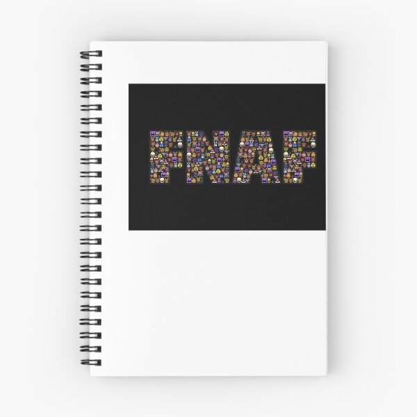 Item preview, Five Nights at Freddy&x27s  Pixel art  FNAF Typography black BG Poster designed and sold by fendlfbamesz.