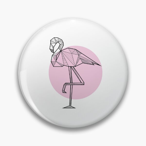 Item preview, Flamingo Geometric Poster designed and sold by fendlfbamesz.