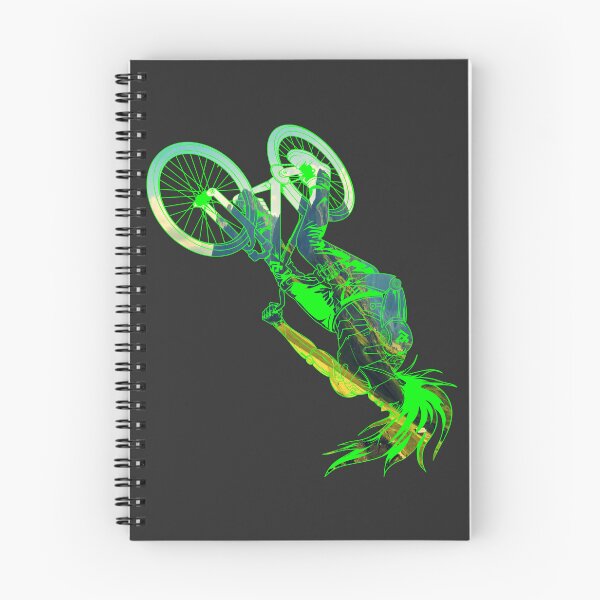 Item preview, MTB Backflip Tricks in Mountain Green Grass Field designed and sold by artOfCal013.