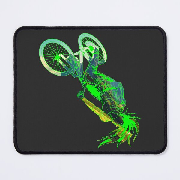 Item preview, MTB Backflip Tricks in Mountain Green Grass Field designed and sold by artOfCal013.