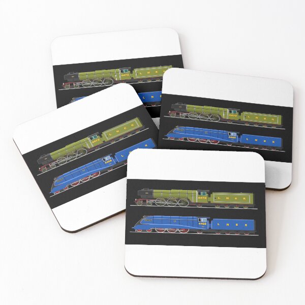 Item preview, Flying Scotsman and the Mallard Poster designed and sold by fendlfbamesz.