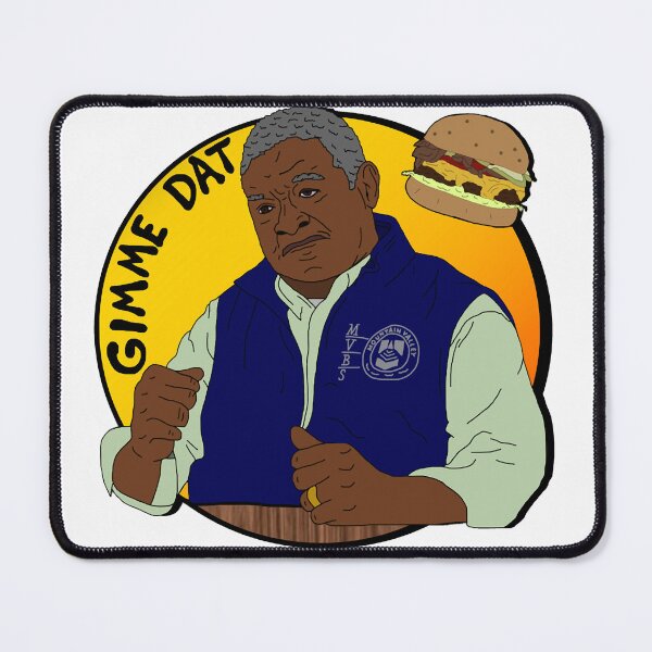 Item preview, Gimme Dat! Cheeseburger sticker inspired by the Netflix show I Think You Should Leave designed and sold by Christopher2612.