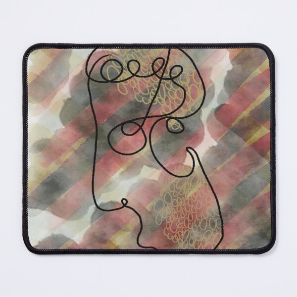 Item preview, Abstract lineart face designed and sold by ElenkaArts.
