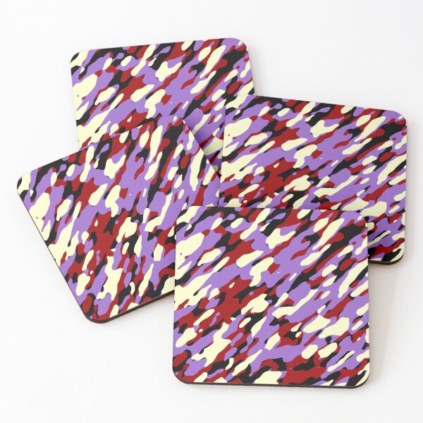 Item preview, Maroon Blue violate Camouflage  designed and sold by Tshirtstory.
