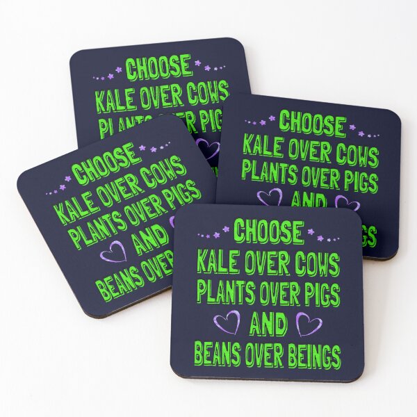 Item preview, Choose Kale Over Cows - Vegan Food  designed and sold by GreenSlate.