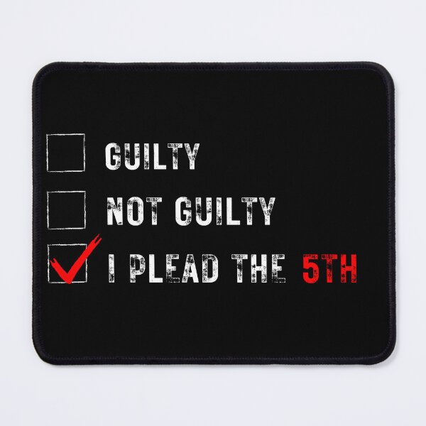 Item preview, Funny lawyer quotes: I plead the 5th designed and sold by SamXDesigns.
