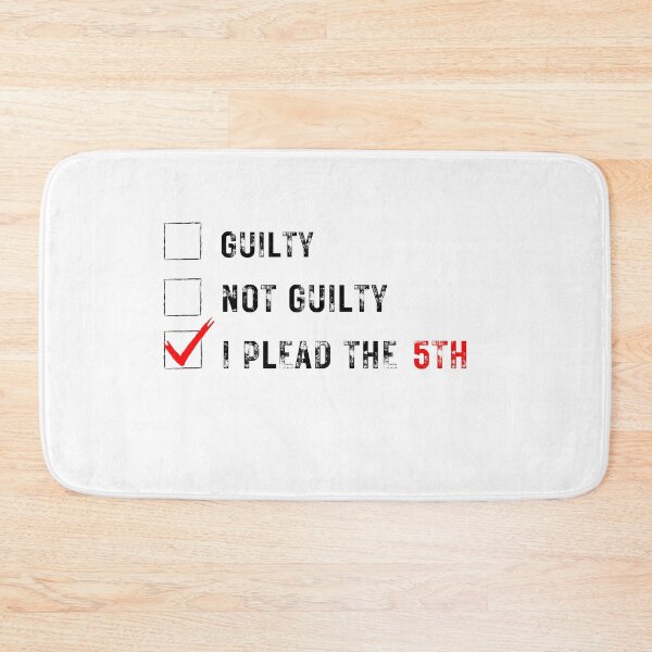Item preview, Funny lawyer quotes: I plead the 5th designed and sold by SamXDesigns.
