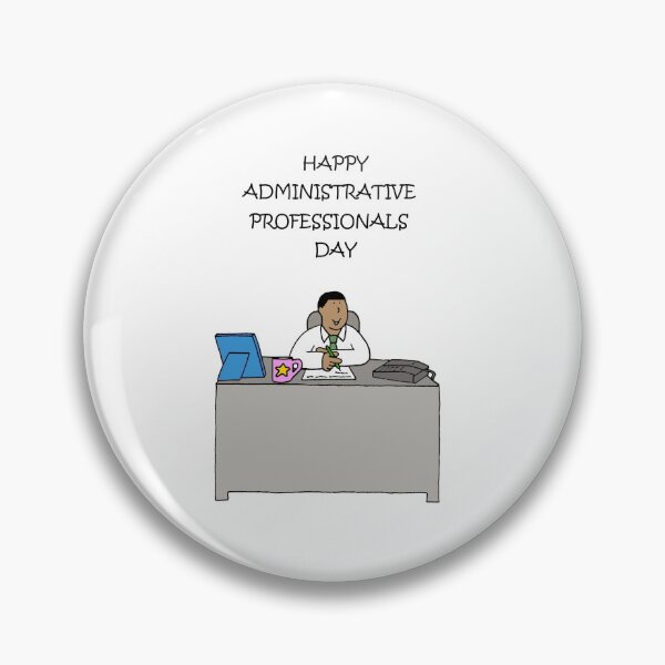 Item preview, Administrative Professionals Day African American Man designed and sold by KateTaylor.