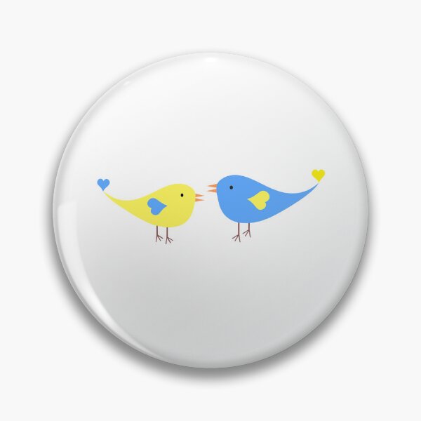 Item preview, Ukraine birds. Support Ukraine, blue and yellow Ukrainian flag colors designed and sold by BeRudeShop.