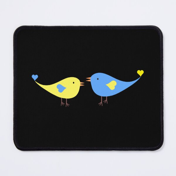 Item preview, Ukraine birds. Support Ukraine, blue and yellow Ukrainian flag colors designed and sold by BeRudeShop.