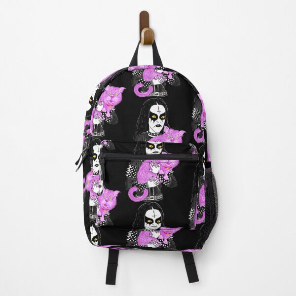 Item preview, Metal Head with a Pink Cat 2020 Miskeldesign  designed and sold by Kenneth8911360.