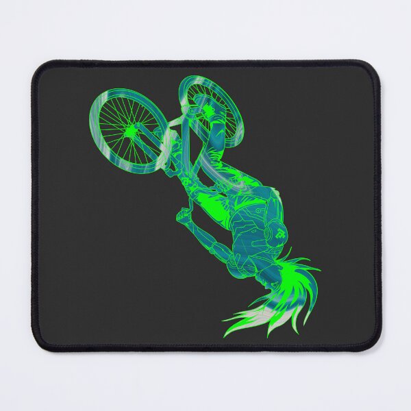Item preview, MTB Backflip Tricks in White and Teal Marble designed and sold by artOfCal013.