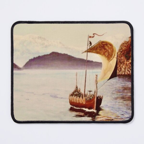 Item preview, Viking ship under full sail designed and sold by Malc Sutherland.