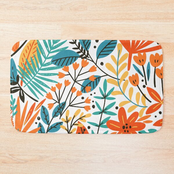 Item preview, Abstract Colorful Summer Amazonian Floral designed and sold by meggydesigns.