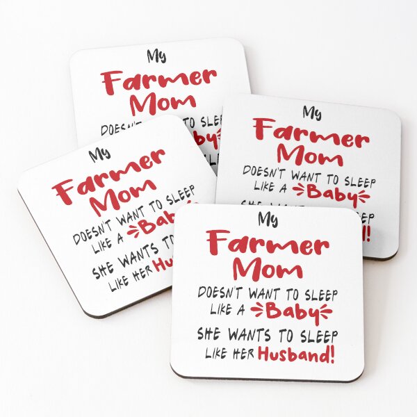 Item preview, Mother's Day Farmer Mom Mug, My Farmer Mom Doesn't Want To Sleep Like A Baby Coffee Mug for Farmer Mom, Birthday Mug Gift for Mother designed and sold by EasyPrintGift.