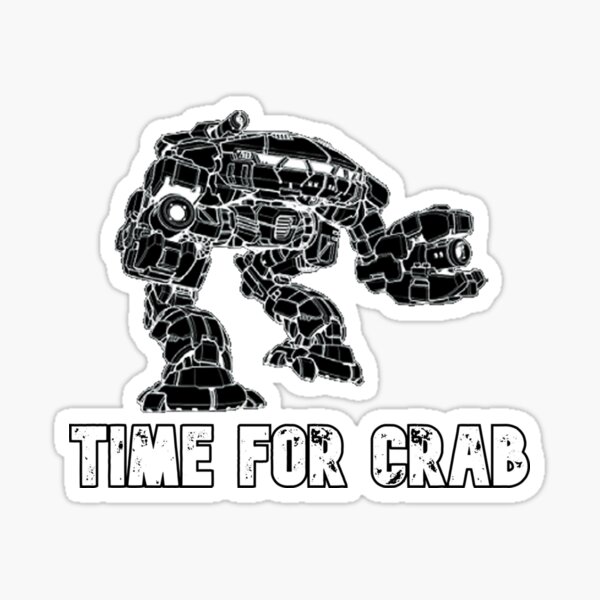 "Time For Crab King Crab Sticker" Sticker by JohannesaFli Redbubble
