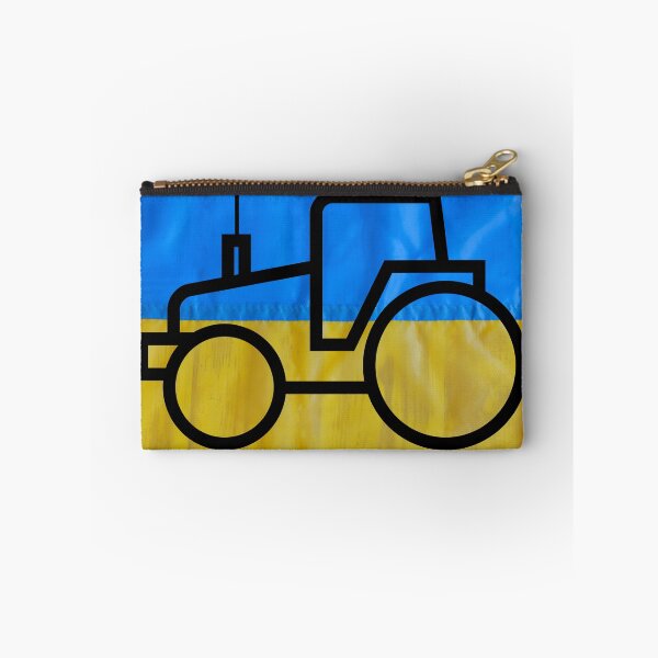 Item preview, Ukrainian Flag and tractor designed and sold by Zevy-Darling.