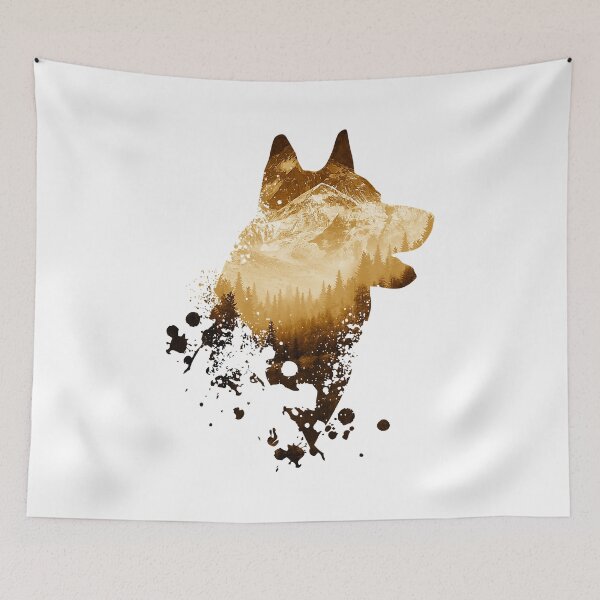 Item preview, Husky Dog Silhouette American Husky Siberian Husky designed and sold by PerkinsAarav.