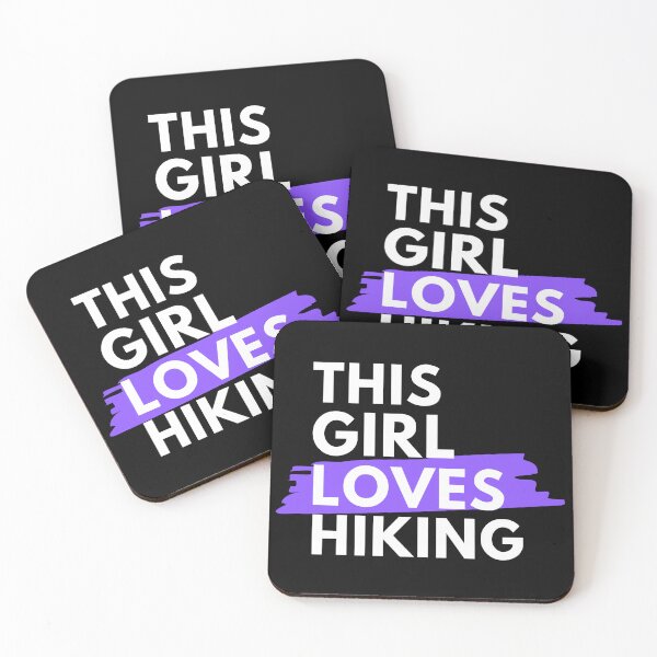 Item preview, This girl loves hiking designed and sold by TheGreenGoat.