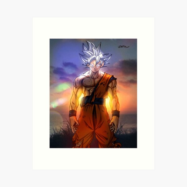 Goku Ultra Insinct 'Drip' Poster | Framed Art | Hip Hop Swag | DBZ | NEW |  USA