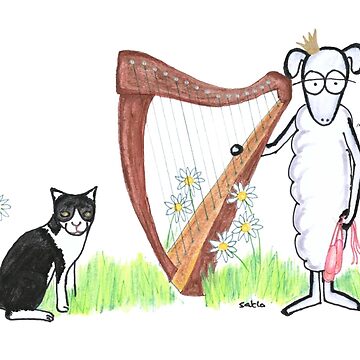 Artwork thumbnail, little sheep princess by Sascha Kläger