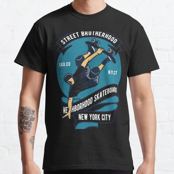 Skateboard Street Brotherhood, Vintage Retro Classic  Classic T-Shirt