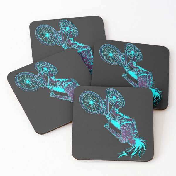 Item preview, MTB Backflip Tricks in Purple Starry Sky designed and sold by artOfCal013.
