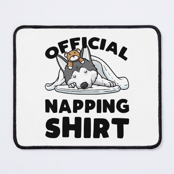 Item preview, Husky Dog Sleeping Official Napping Shirt Pajama Siberian Husky designed and sold by PerkinsAarav.